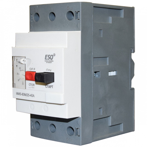 автомат защиты двигателя esq mms80m 0040 25-40а (esq)